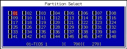 (a) Parameter & All Partitions (Default) Copies the entire hard disk (all partitions and parameter data). (b) Parameter Enable this check box to copy the parameter of the selected partition.