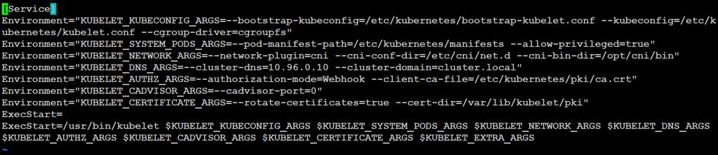Configure cgroup driver used by kubelet Navigate to the /etc/systemd/system/kubelet.service.d/ directory to edit 10-kubeadm.