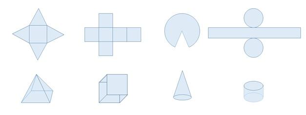 8 M at h P rac t i c e : So l i d Shape s - M aki ng and I de nt i f yi ng So l i d Shape s Wo rkshe e t 11 min You can print the shapes below and hand out to the students, or you can draw the shapes