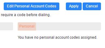 Use validated account codes specifies whether your system uses validated or non-validated account codes. Account code length specifies the length of account codes you must enter.