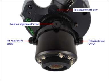 Step 6: Adjust the Viewing Angle Camera Parts Overview Adjustment Procedures 3 1 2 