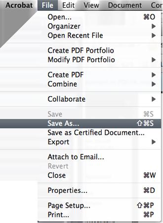 How to do it From the Menu Bar, go to File > Save As or Export.