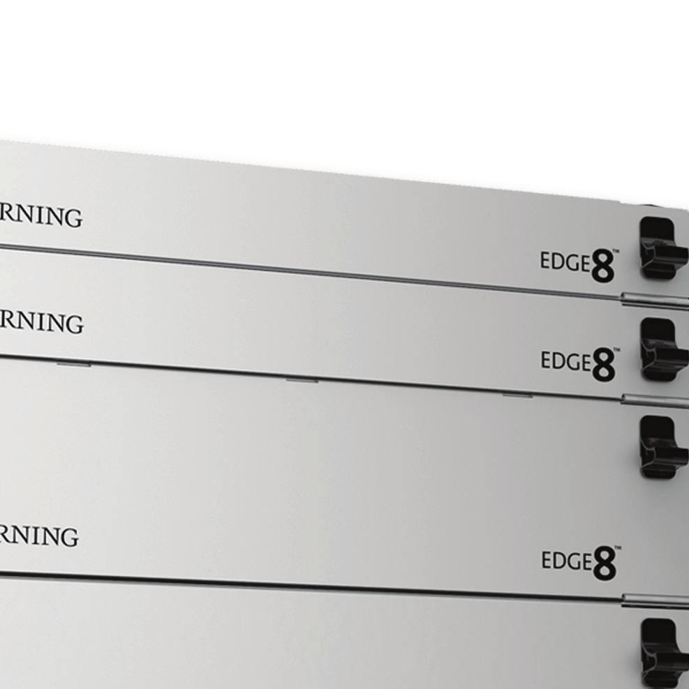 The unique design of EDGE8 HD housings include sliding drawers enabling module or panel installation from the front or