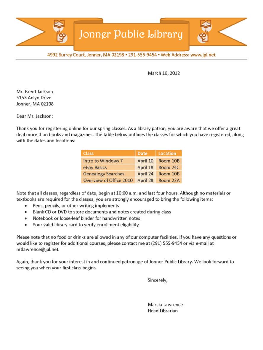 Shape style: Colored Fill - Orange, Accent Creating a Business Letter with a Letterhead and Table Word Chapter 3 WD 97 4-point bold Harrington font, centered Word Chapter 3 Orange, Accent, Darker 50%