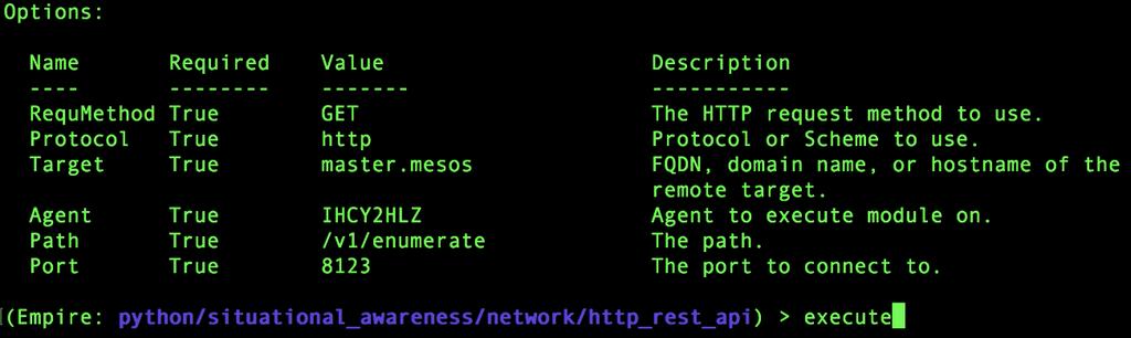Enumerate Mesos DNS using REST API