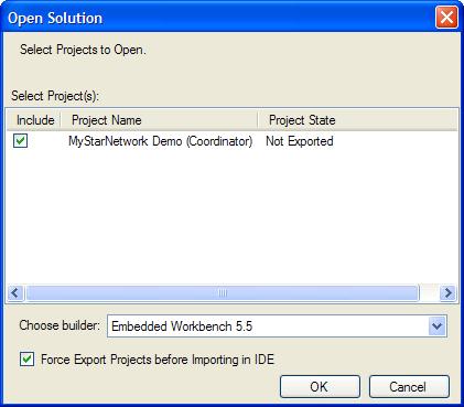 Solution -> Export and Open Solution in CodeWarrior Solution -> Export and Open Solution in IAR EWB Alternatively user can click the IDE icon in the BeeKit tool bar.