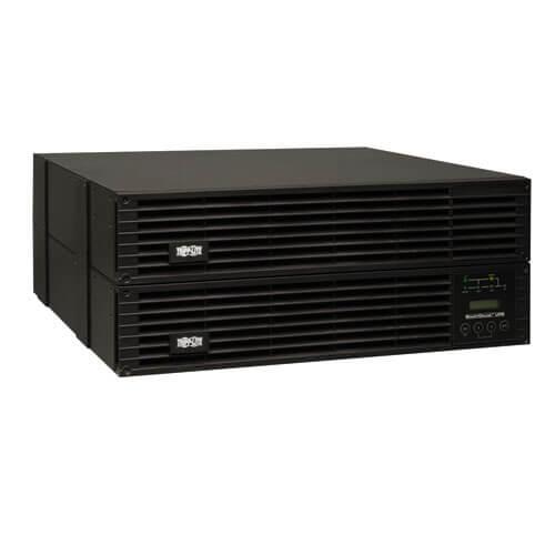 double-conversion 4U rack/tower UPS, Sine Wave Included maintenance bypass switch enables live replacement of UPS with zero downtime Extended runtime options, Interactive LCD interface, Economy-mode