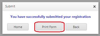 10. At Submit tab, you have to tick on check box to agree with the declaration and click the Submit button to complete the registration to Port Authority