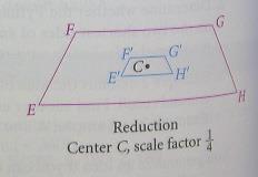 The dilation is a reduction if