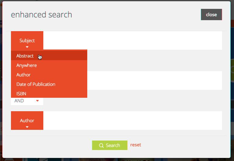 Enhanced Search NOTE: Admin users also have the option to include MARC tags in