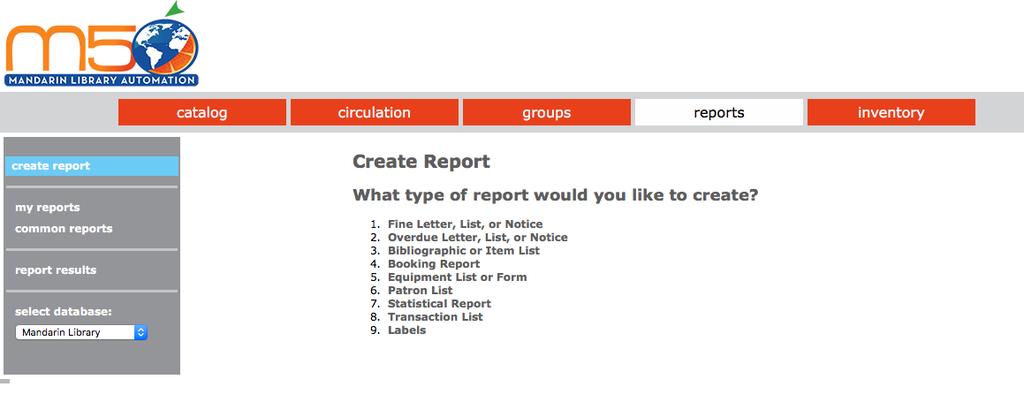 Using the Report Generator Using the Report Generator On the main Reports page, you can create a report, access your saved reports, generate common reports, or view report results.