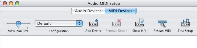 Setting the driver The following describes the settings enabling use of the UM-3EX with sequencer software using Macintosh standard device settings.