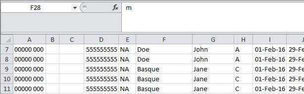 Manually formatting your data To manually format your data into a class level report, you first open your csv file and have your information open in Excel.