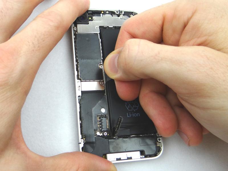 Place the battery in ZONE II Step 5 Removal 3 - Rear Camera Use a pair of tweezers to remove the outer