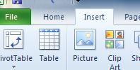 CONVERTING DATA TO A TABLE To this point, all of the data we have been working with has been in what Excel calls ranges. The Table feature of Excel allows you to group data together.