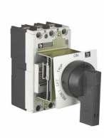 larm operates only when the breaker trips Rotary Operating Handle - Extended Handle - Pistol type grip Door interlocking in ON condition Defeat feature for door interlock djustable shaft length at