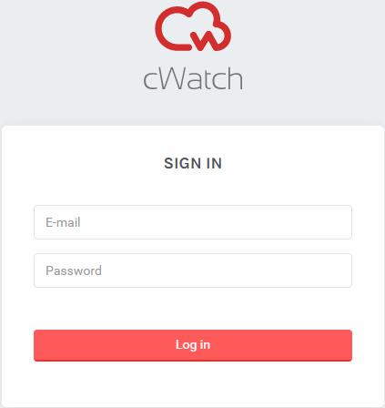 1.4 Logging-in to the Administrative Console You can login into the cwatch admin console with your Comodo username and password at https://portal.cwatch.comodo.