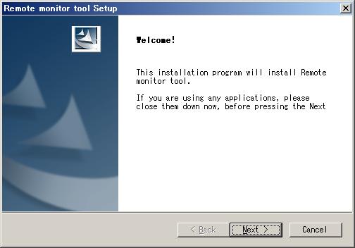 Choose the language to use during installation and click the [Next] button.