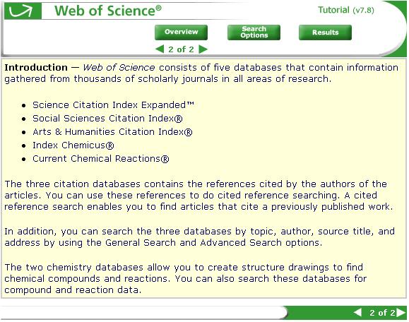 Web of Science invisible web http://library.rider.