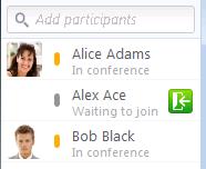 19.X.101 - Alice Adams) Step 155 Click the Green Box next to Alex Ace s name in the list of attendees, to place Alex into