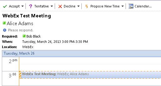 Step 282 Click on the Meeting Tab on Alice s Jabber Client Step 283 Notice the meeting is now in Alice s