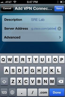 AnyConnect Search for and install Cisco Jabber (skip if already installed there are two Jabber apps in the app store,