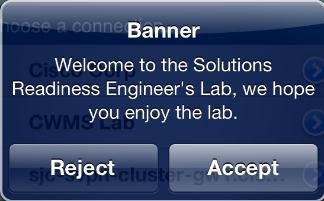 lab Select Connect Select Accept on the Welcome Banner Lab Guide Version