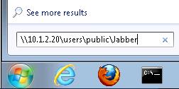 Install for Jabber for Windows Using the Customized MSI File Step 451 Switch to SiteA-WS02 (172.