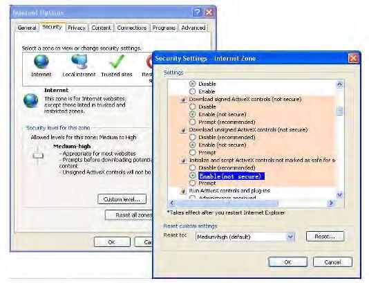 1) Re-install IP Camera Tool and activex control(recommended) (Figure 2.10~Figure 2.