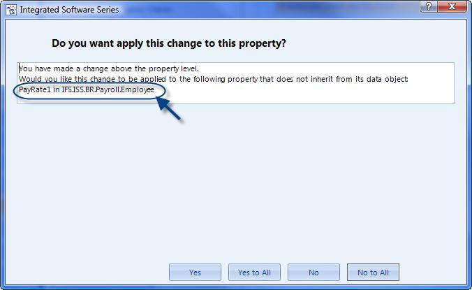 Chapter 6: Security **If this permission is not selected, the word Restricted will appear on the form in place of its value and the data property s value will not appear in reports for all data