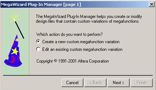Using the MegaWizard to Implement Memory Configurations This section describes how to use the MegaWizard in the Quartus II software to implement memory configurations through megafunctions: