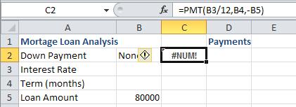 You enter the variable values in a column and a row. Excel displays the outcomes in an adjacent column or row. Use the following procedure to set up a two input data table.