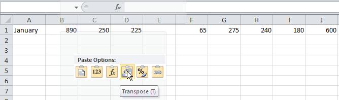 Transposing Data from Rows to Columns You ve spent some time setting up a worksheet and now you realise that you really need some of the data in columns instead of rows. Don t worry.