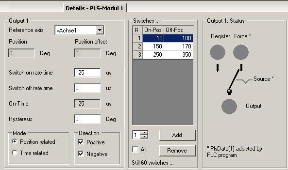 254/333 Bosch Rexroth AG Electric Drives Rexroth IndraMotion MLC 03VRS Functional Description Function Modules (Additional Components) Configuration of a Camshaft Gear (Detail View Dialog) Parameters