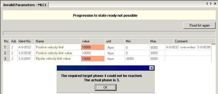 78/333 Bosch Rexroth AG Electric Drives Rexroth IndraMotion MLC 03VRS Functional Description IndraMotion MLC - Context Menus and Dialogs in the Online Mode and for the Offline Parameterization Fig.