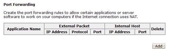 Adding a Port Forwarding Rule This guide will take you through the steps required to add a port forwarding rule to your modem / router. 1.