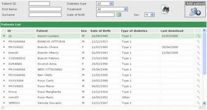 Patient This function manages information relating to a patient registered in the application.