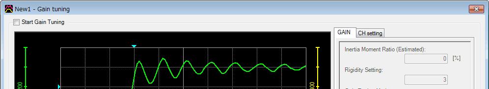 Adjustment functions The gain tuning requires synchronization of the data under editing and the data of an applicable product. When the data is not synchronized, the following window appears.