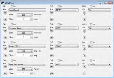 Utilizing MEXE02 12-3 Utilizing waveform monitor Refer to p.40 for the basic usage procedure of the waveform monitor.