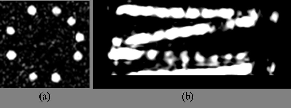 The Fig. 7-13 shows the imaging results of exterior sub-coils CHIC fiducial frame under fast low angle shot (FLASH) pulse sequence.
