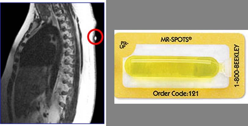 Fig. 4-10: MR-SPOTS MRI high contrast registration fluid 4.3 Application in MRI-compatible Surgical Robots As we mentioned before, the size of CHIC frame is scalable for different applications.