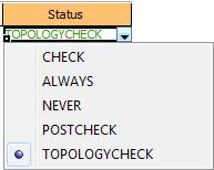 Contingency Analysis: TOPOLOGYCHECK NEW TOPOLOGYCHECK Contingency Element Status. Contingency Processing now goes as follows 1. Apply ALWAYS actions and true CHECK actions 2.