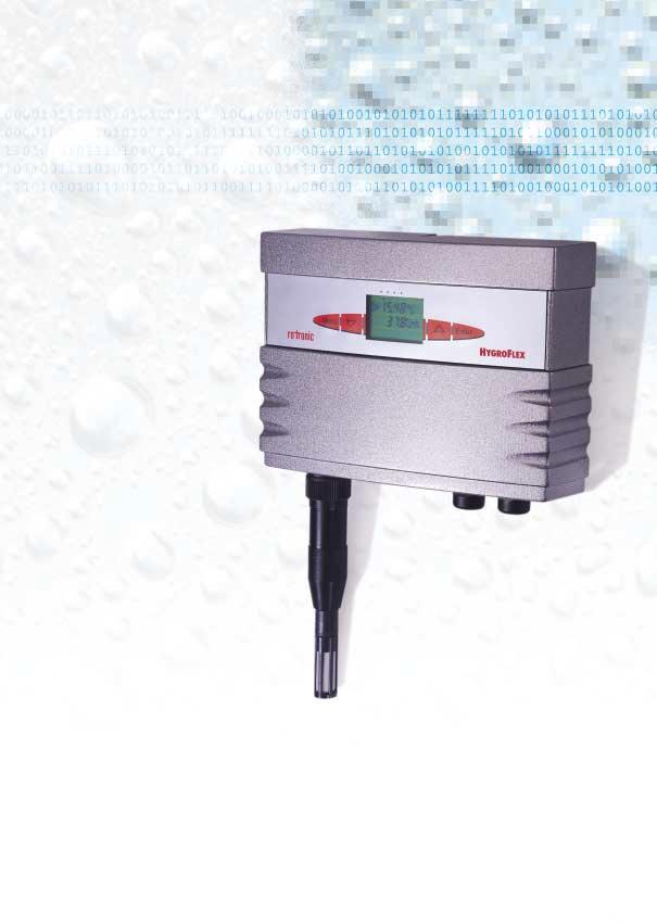 Industrial Humidity Temperature Transmitter Dew-point and other calculated values Wide range of digital interchangeable probes No need for field calibration PC compatible and RS485