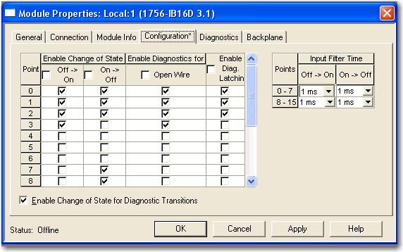 Chapter 4 Diagnostic Module Features Although the RPI occurs continuously, the COS feature lets you to decide whether changes in a module s diagnostic detection should cause the module to send