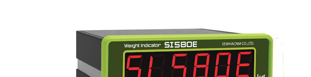 INDICATOR SI 580E DIN Size Universal Weighing Indicator - Industrial Scale (Packer, Tank, Hopper Scale) - 1/8 Din Size : (W)96 x(h)48 x(d)135mm / 0.