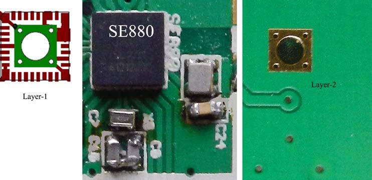 4. SE880 RDK Reference Layout The reference schematic and PCB layout are provided in the USB memory which comes alone with the RDK.