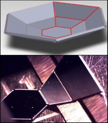 3DQP---Alternative Geometries Unique chip shapes can be fabricated due to