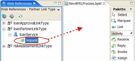 Tip: If no partner link types exist, create them, as described in the next tip.