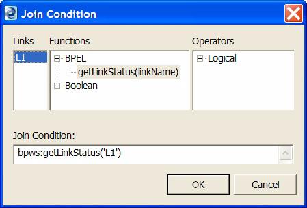 Add your own custom functions, as described in Creating and Using Custom Functions Creating a Join Condition for an Incoming Link A join condition is a Boolean expression indicating the status of a