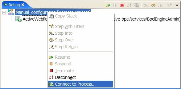 Select process by Id or from a list When you start up debugging, by selecting Debug in the Debug dialog, the Select Process dialog